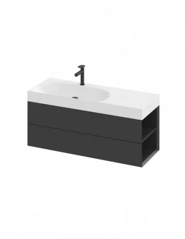 Spintelė po praustuvu SD Lite 120 K/D, Juodas matinis, RAVAK