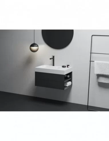 Praustuvas Lite 80/60 K/D, su skyle maišytuvui, Balta, RAVAK