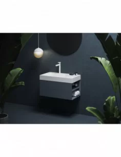 Praustuvas Lite 80/60 K/D, su skyle maišytuvui, Balta, RAVAK