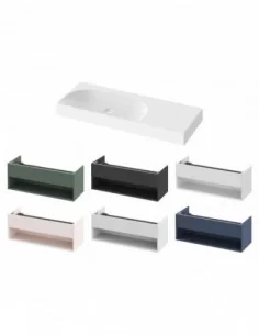 Praustuvas Lite 120/80 K/D be skylės, Balta, RAVAK