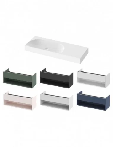 Praustuvas Lite 120/80 K/D be skylės, Balta, RAVAK