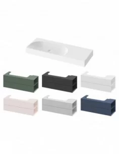 Praustuvas Lite 120/80 K/D be skylės, Balta, RAVAK