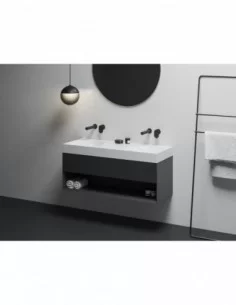 Dvigubas praustuvas Lite 120, be skylės, Balta, RAVAK