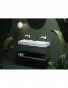 Dvigubas praustuvas Lite 120, be skylės, Balta, RAVAK