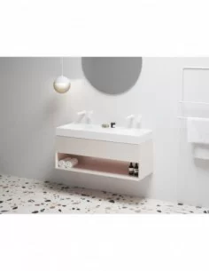 Dvigubas praustuvas Lite 120, be skylės, Balta, RAVAK