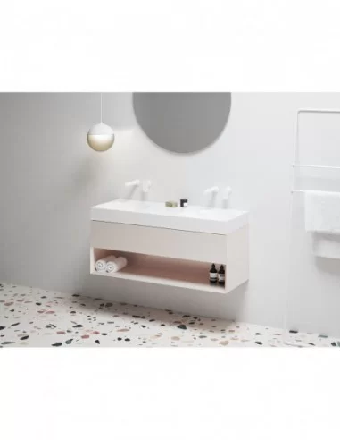 Dvigubas praustuvas Lite 120, be skylės, Balta, RAVAK