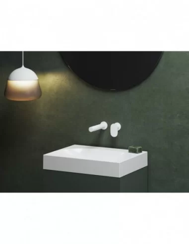 Paslėpto montavimo Spring praustuvo maišytuvas su korpusu SG 019.00, Baltas matinis, RAVAK