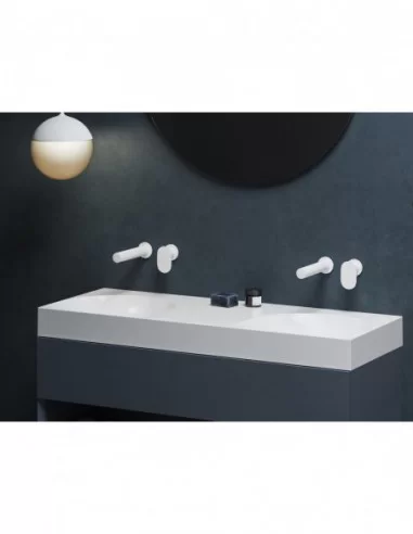 Paslėpto montavimo Spring praustuvo maišytuvas su korpusu SG 019.00, Baltas matinis, RAVAK