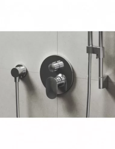 Paslėpto montavimo Spring maišytuvas su jungikliu, skirta R-box SG 065.00, Blizgus chromas, RAVAK