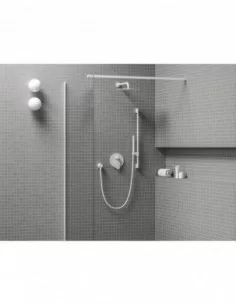 Paslėpto montavimo Spring maišytuvas su jungikliu, skirta R-box SG 065.00, Baltas matinis, RAVAK