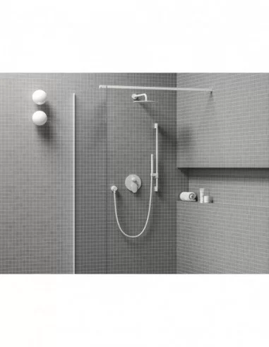 Paslėpto montavimo Spring maišytuvas su jungikliu, skirta R-box SG 065.00, Baltas matinis, RAVAK