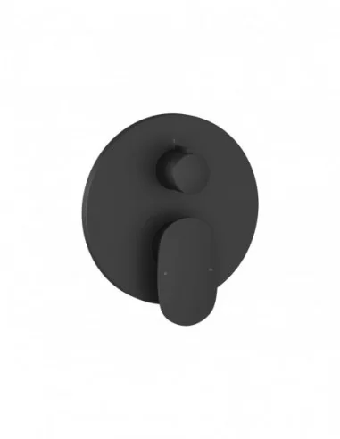 Paslėpto montavimo Spring maišytuvas su jungikliu, skirta R-box SG 065.00, Juodas matinis, RAVAK