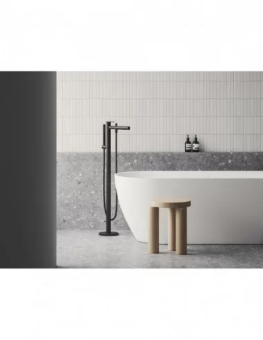 Grindinis vonios maišytuvas Spring, Juodas matinis, RAVAK