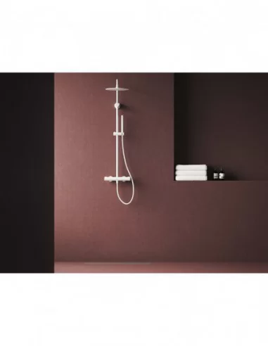 Dušo stovas Spring, Baltas matinis, RAVAK