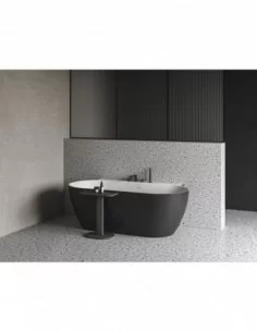 Vonios krašto maišytuvas Chrome II, Juodas, RAVAK