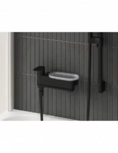 Chrome II lentynėlė sieniniams maišytuvams Chrome II, Permatoma balta, RAVAK