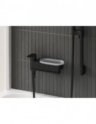 Chrome II lentynėlė sieniniams maišytuvams Chrome II, Permatoma balta, RAVAK