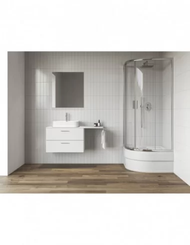 Žema dušo kabina Blix II NBLCP4 Sabina, Chromo, RAVAK