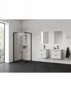 Dušo kabina Blix II NBLRV2, juodos sp., RAVAK