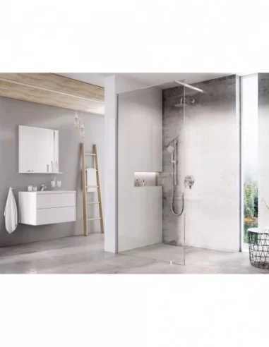 Dušo kabina Walk-In Wall, Chromo, RAVAK