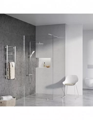 Dušo kabina Walk-In Wall, Chromo, RAVAK