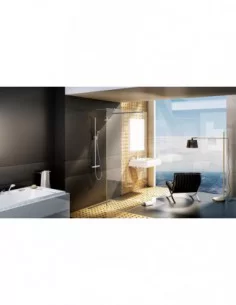 Dušo kabina Walk-In Free, Chromo, RAVAK