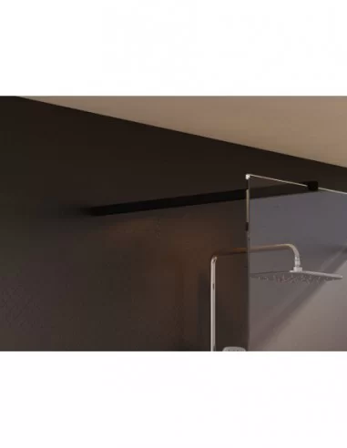 Dušo kabina Walk-In Free, Juoda, RAVAK