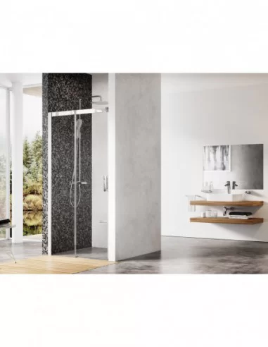 Dušo durys Matrix MSD2, Chromo, RAVAK