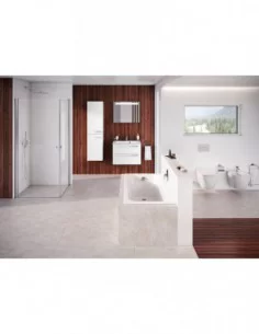 Dušo kabina Chrome CRV1+CRV1, Satinas, RAVAK