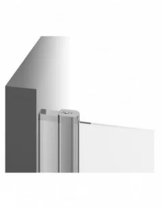 Dušo kabina Chrome CRV2+CRV2, Satinas, RAVAK