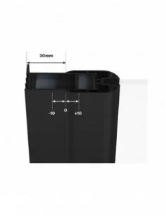 Dušo durys Chrome CSD1, Juoda, RAVAK