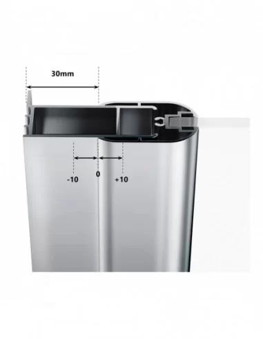 Dušo durys Chrome CSDL2, Chromo, RAVAK