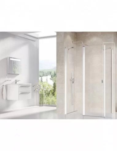 Stacionari sienelė Chrome CPS, Balta, RAVAK