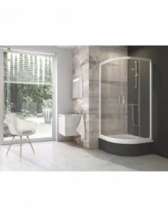 Žema dušo kabina Blix BLCP4 Sabina, Balta, RAVAK