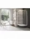 Žema dušo kabina Blix BLCP4 Sabina, Balta, RAVAK