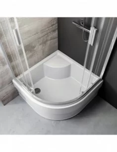 Žema dušo kabina Blix BLCP4 Sabina, Chromo, RAVAK