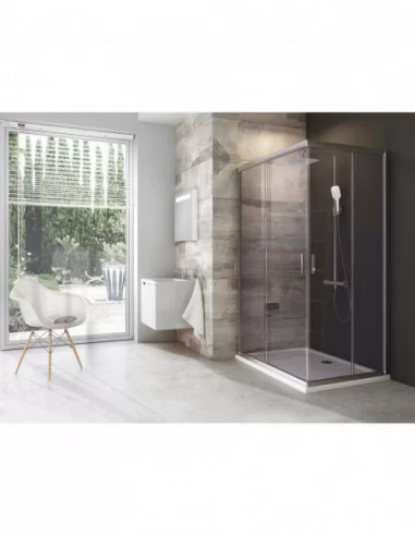 Dušo kabina Blix BLRV2K+BLRV2K, Satinas, RAVAK