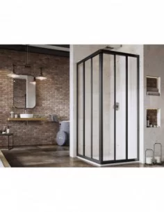 Dušo kabina Supernova ASRV3+ASRV3, Juoda, RAVAK