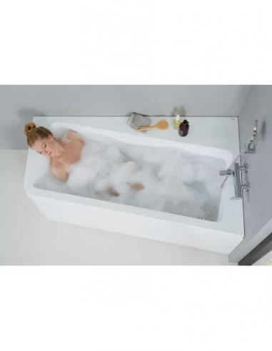 Vonia 10° kampinė, Balta, RAVAK