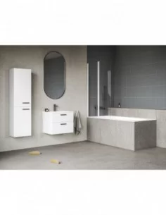 Vonios sienelė CVS2, Balta matinė, RAVAK