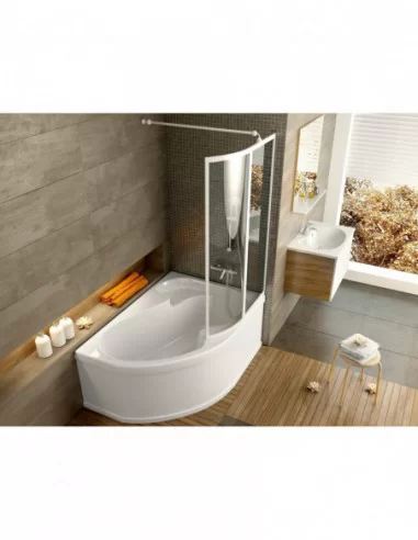 Vonios sienelė VSK2 Rosa, Balta, RAVAK