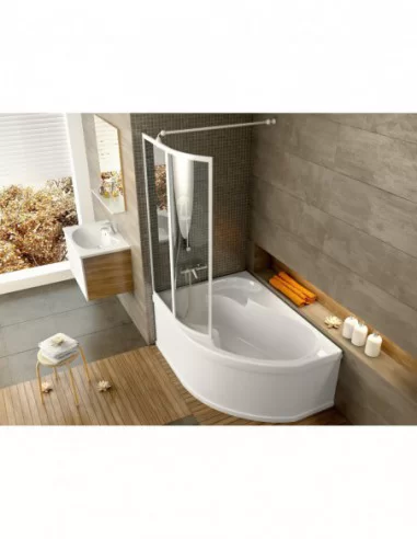 Vonios sienelė VSK2 Rosa, Balta, RAVAK