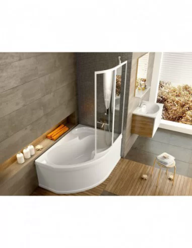 Vonios sienelė VSK2 Rosa, Balta, RAVAK