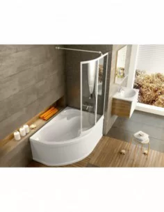 Vonios sienelė VSK2 Rosa, Balta, RAVAK