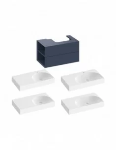 Spintelė po praustuvu SD Lite 80 K/D, Deepsea blue, RAVAK