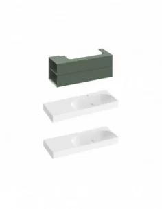 Spintelė po praustuvu SD Lite 120 K/D, Grey green, RAVAK