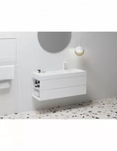 Praustuvas Lite 120/80 K/D su skyle maišytuvui, Balta, RAVAK