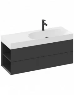 Praustuvas Lite 120/80 K/D su skyle maišytuvui, Balta, RAVAK