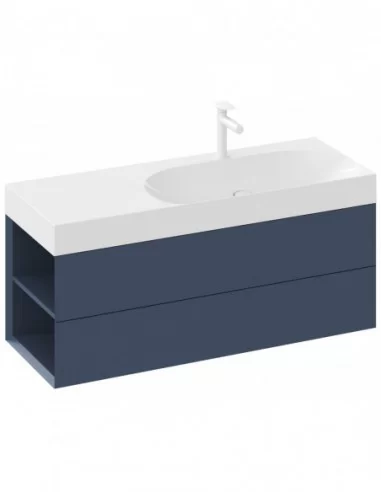 Praustuvas Lite 120/80 K/D su skyle maišytuvui, Balta, RAVAK