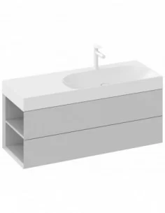 Praustuvas Lite 120/80 K/D su skyle maišytuvui, Balta, RAVAK